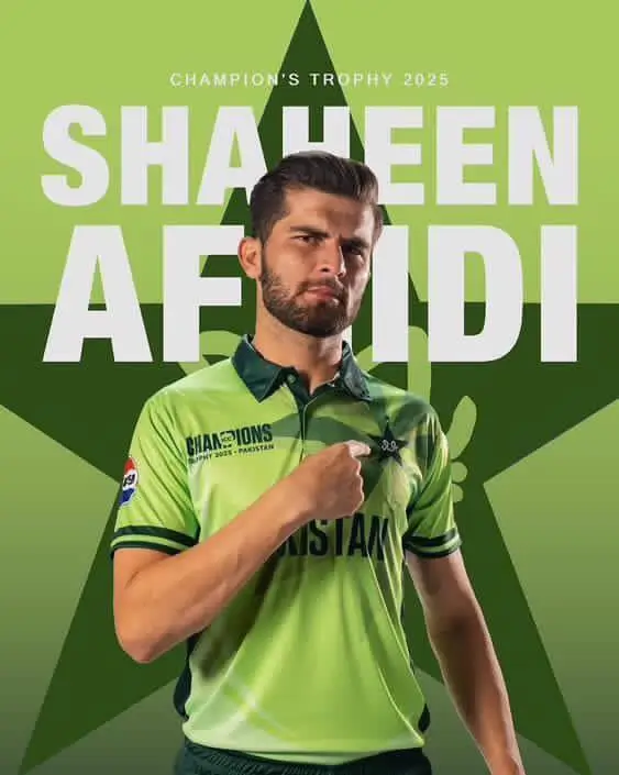 Champions Trophy 2025 Pakistan Squad 5 Shaheen Afridi