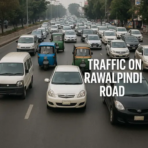 traffic on rawalpindi road