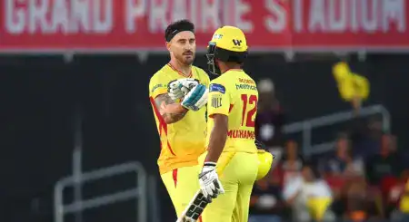 Faf’s Century Not Enough as Texas Falls to MI New York